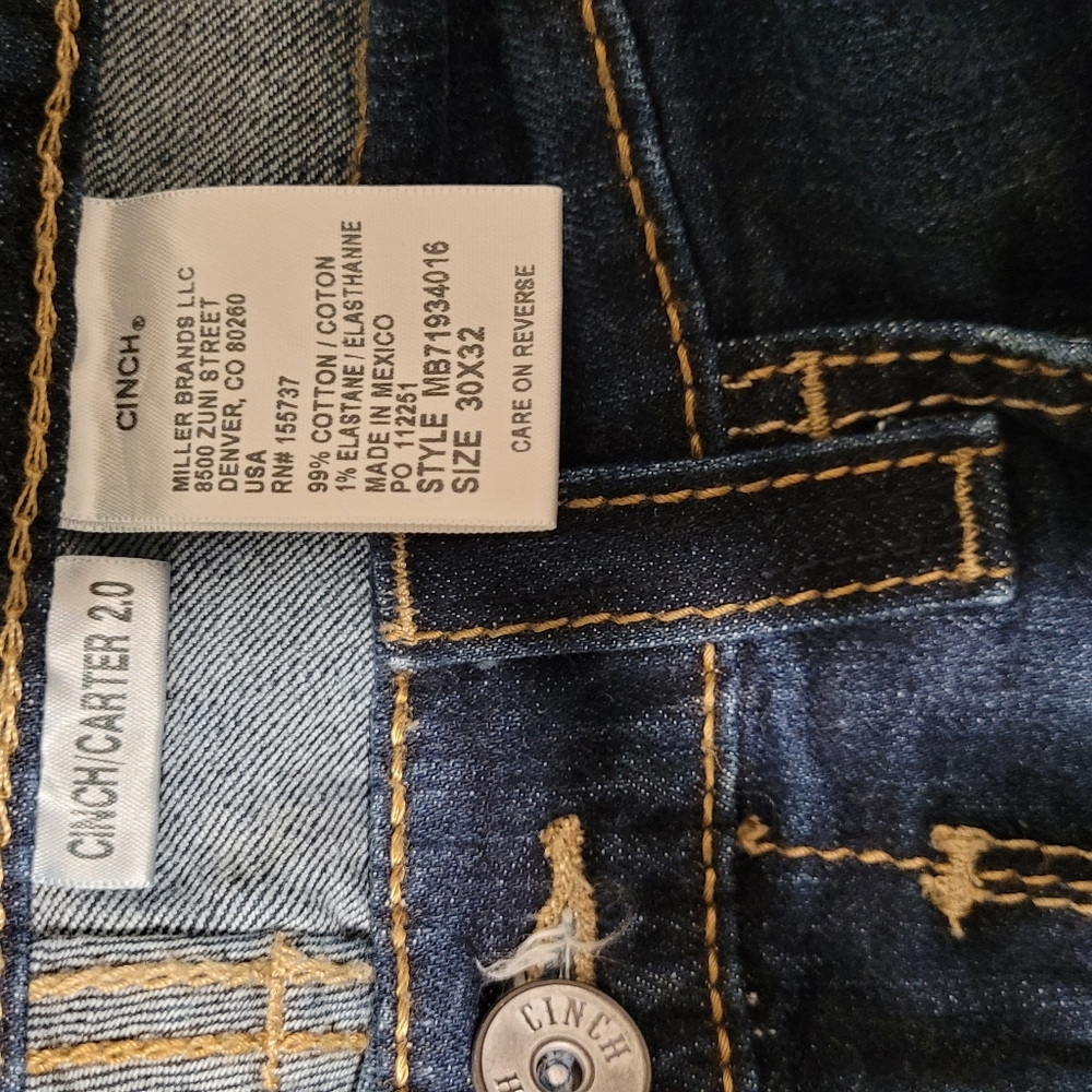 Men's Cinch Jeans Carter 2.0 30x32